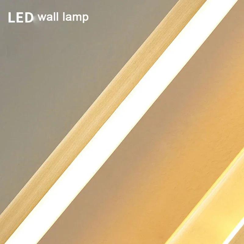LED Wall Lamp Minimalist Luster Iron Art 85-265v for Bedroom Living Room Light Home Decoration Bedside Nordic Wall Sconce Lamps