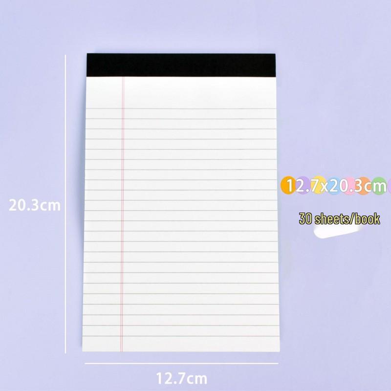 KAISA A4 Flip-Top Notepad - Multi-color, Tear-Off, Sectioned Design