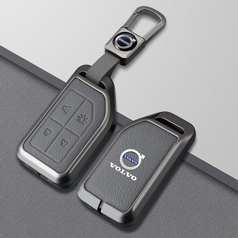 AAJZ1 Zine Alloy Car Key Case Shell Cover Holder For Volvo FH16 RC FM EVRO 6 fh CARGO FM 555 Heavy Truck Key Full Protection Accessory
