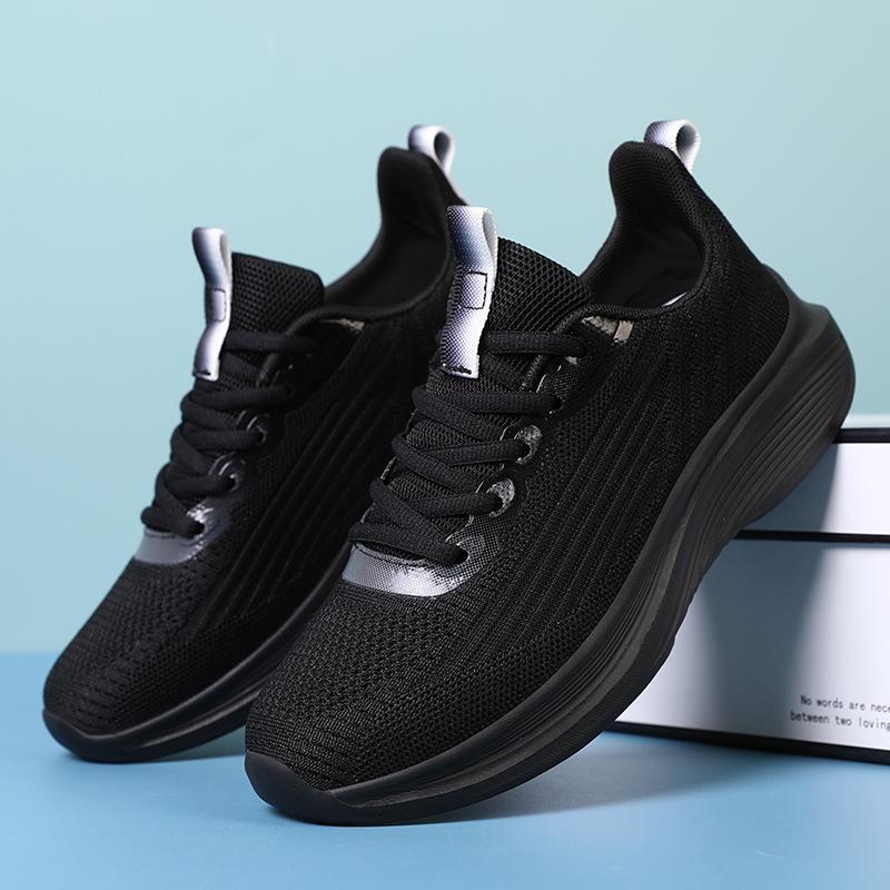 

Sneakers women s 2025 summer new fly-woven mesh breathable running shoes couple soft-soled non-slip and wear-resistant walking shoes 35