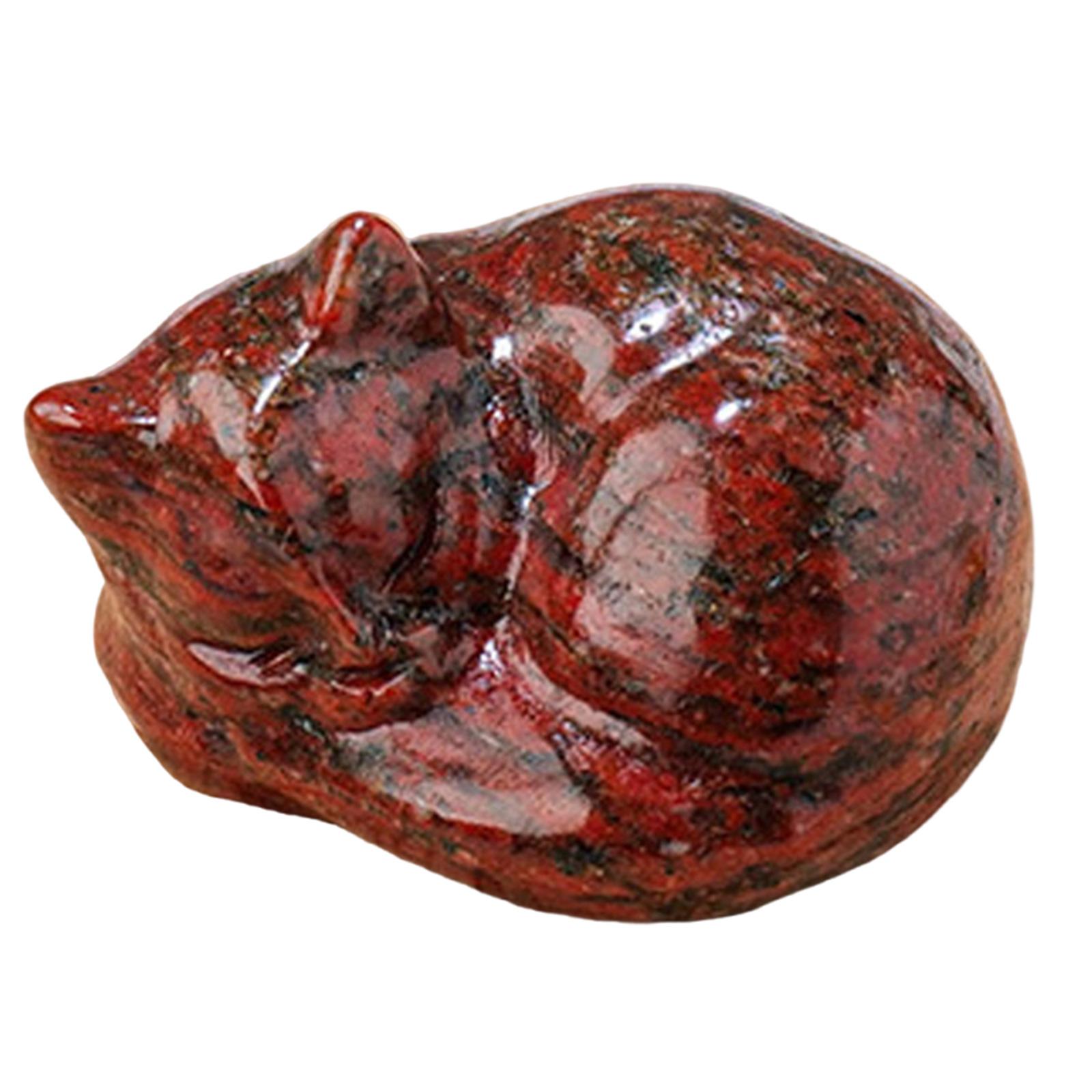 

Натуральний кришталь Сплячий кіт Вирізання кристалів Статуя сплячого кота Вироби ручної роботи з каменю Художня фігурка для домашнього декору Подарунок