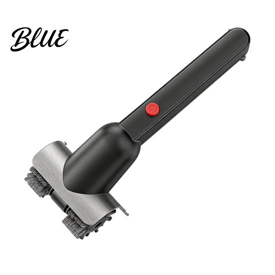 Battery Powered Grill Scrubber Electric Brush with Dual Rotating Heads And Built-in LED Light Cordless BBQ Outdoor Cleaning Tool Cleaner Water