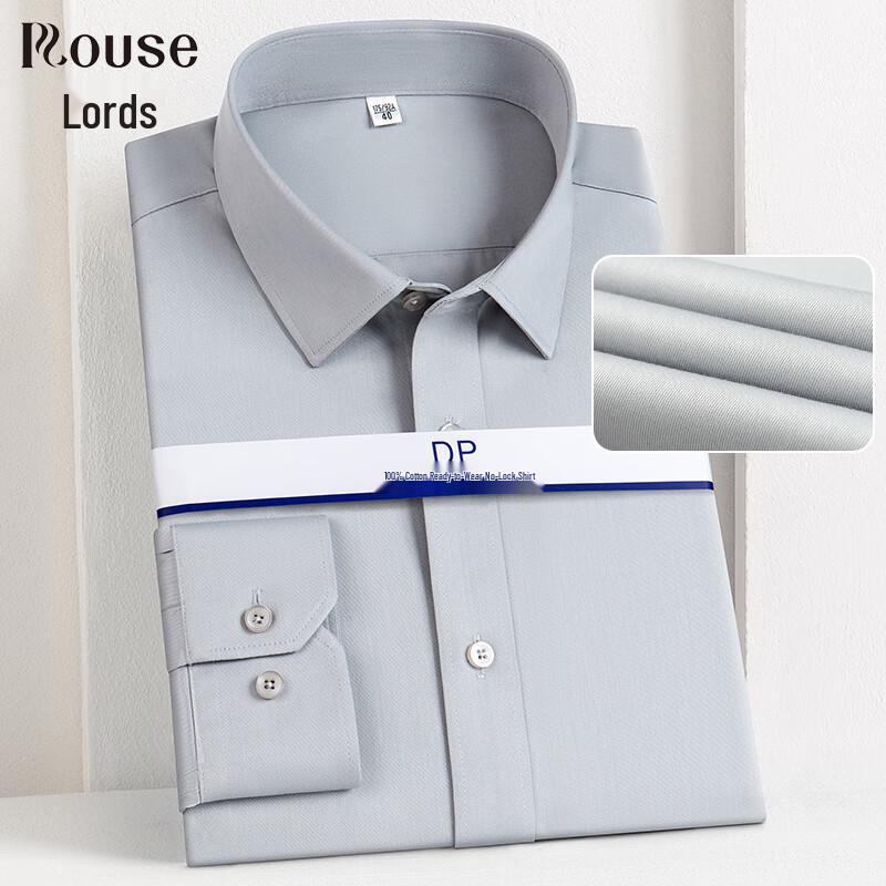 

Lawns Мужская рубашка с длинным рукавом 100% хлопок, не мнущаяся 38