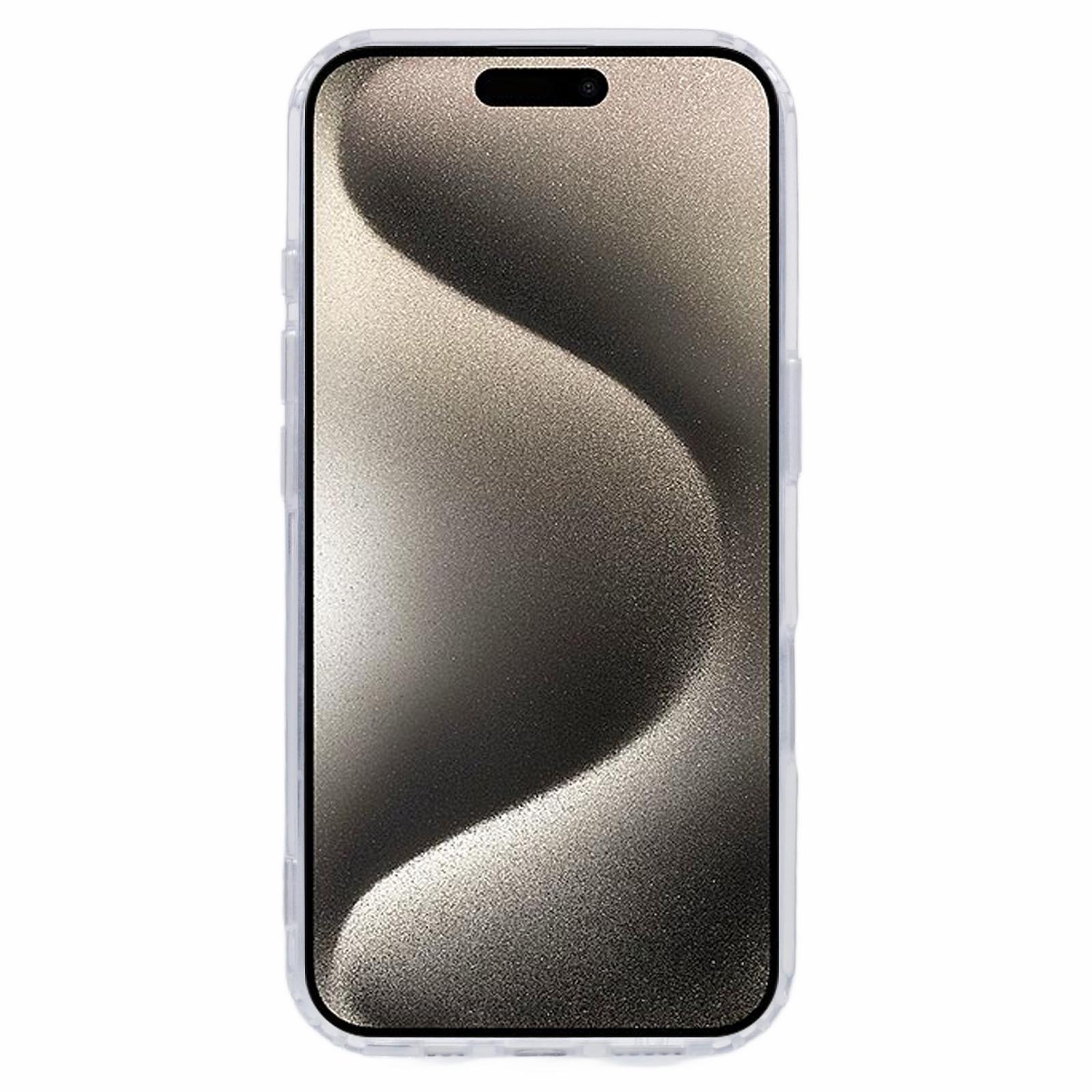 

For iPhone 16 Clear Case Acrylic+TPU Phone Cover Compatible with MagSafe A