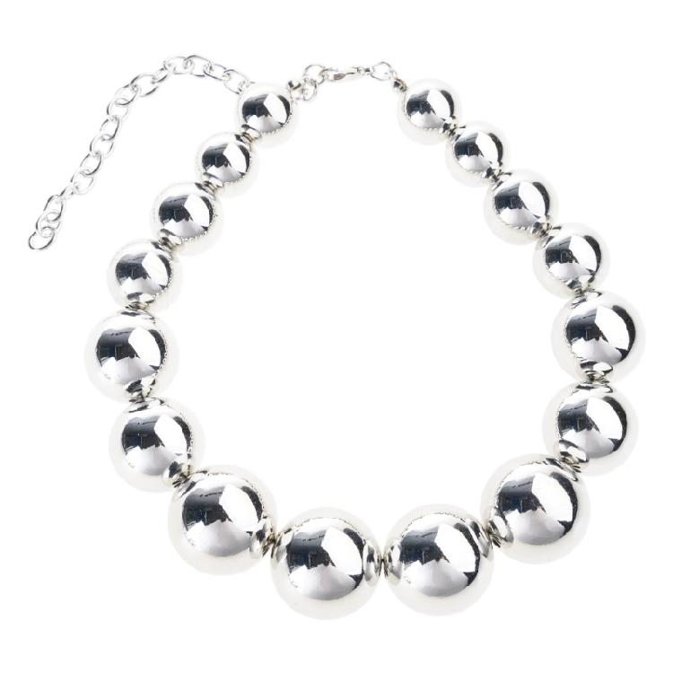 Edgy Gothic Beads Chain Accessory Fashionable Neckchains Ornament for Gatherings