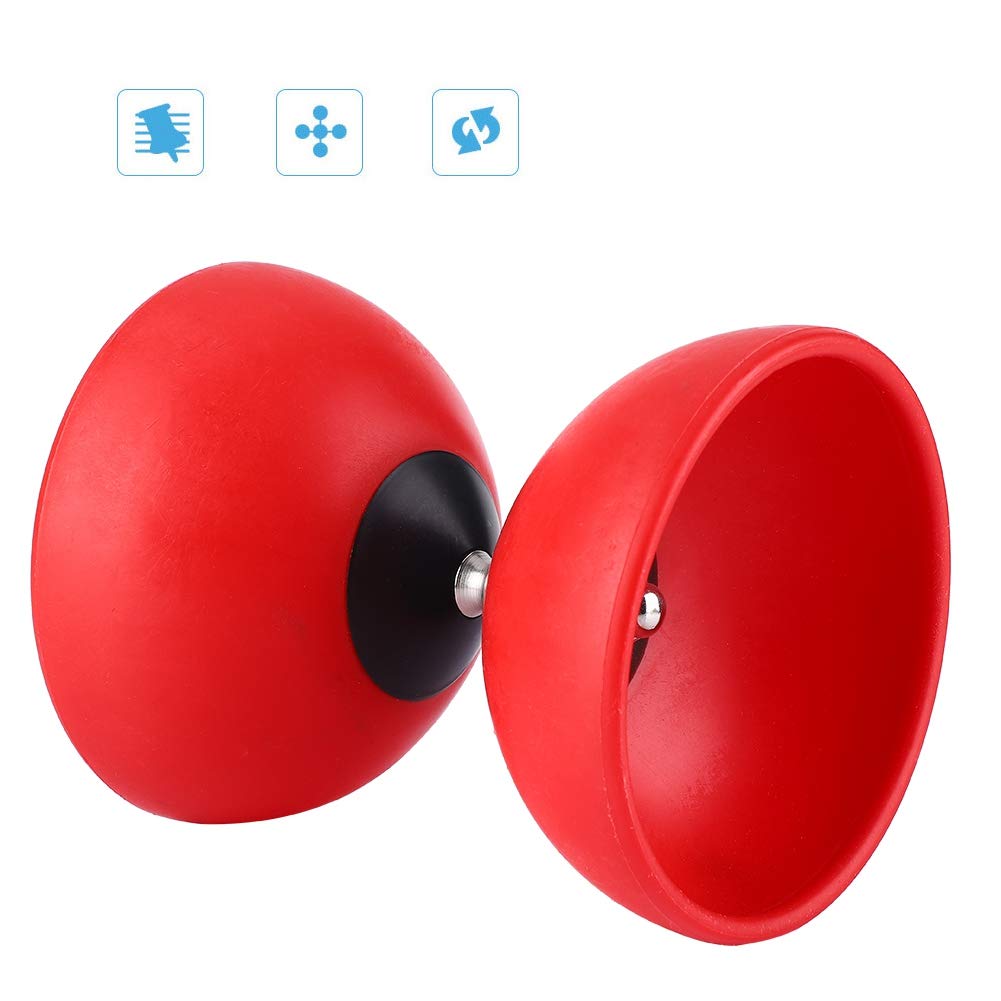 Chinese Yo-yo (Japanese Spinning Top), Made of Bamboo with a Stick, Beautiful, Easy To Spin, for Juggling, Street Performance, and Other Fun