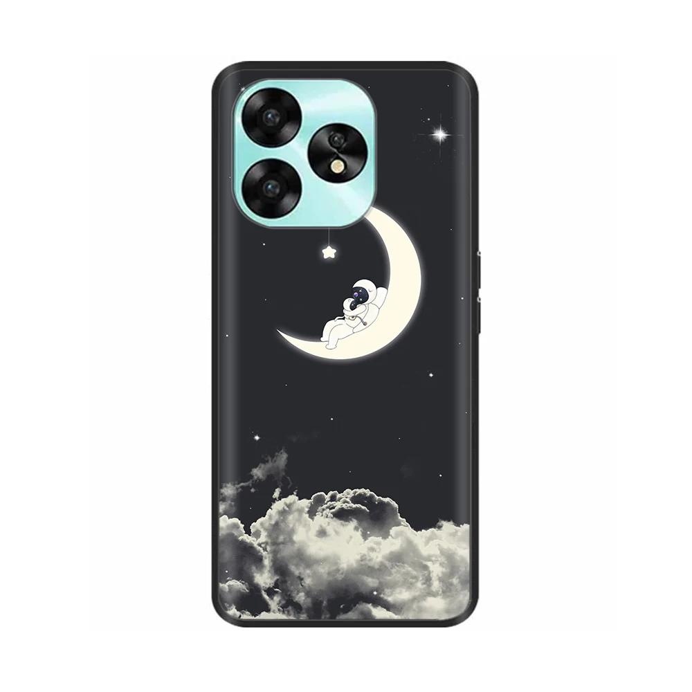 Para Funda UMIDIGI A15 Linda Funda de Teléfono de Silicona Líquida Suave de Dinosaurio Para Funda UMIDIGI A15C Fundas Protectoras para UMIDIGI A15