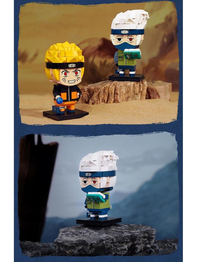 Keeppley Naruto Shippuden Uchiha Itachi Square Head Figure Building Blocks Toy 20513