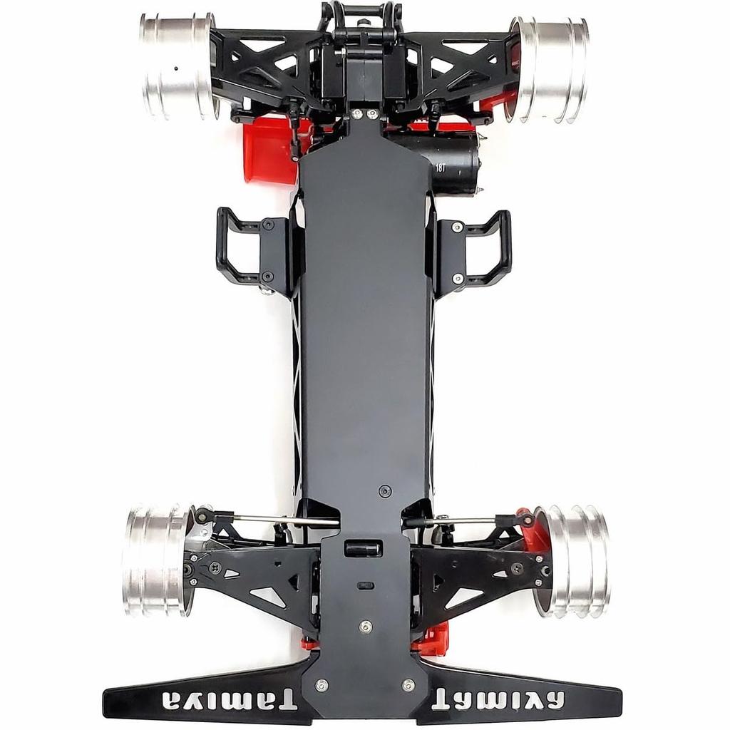 Kingfly Ultra-Lightweight Aluminum Chassis for Tamiya 110 4WD Hot ShotHot Shot IIBoomerang (Silver)