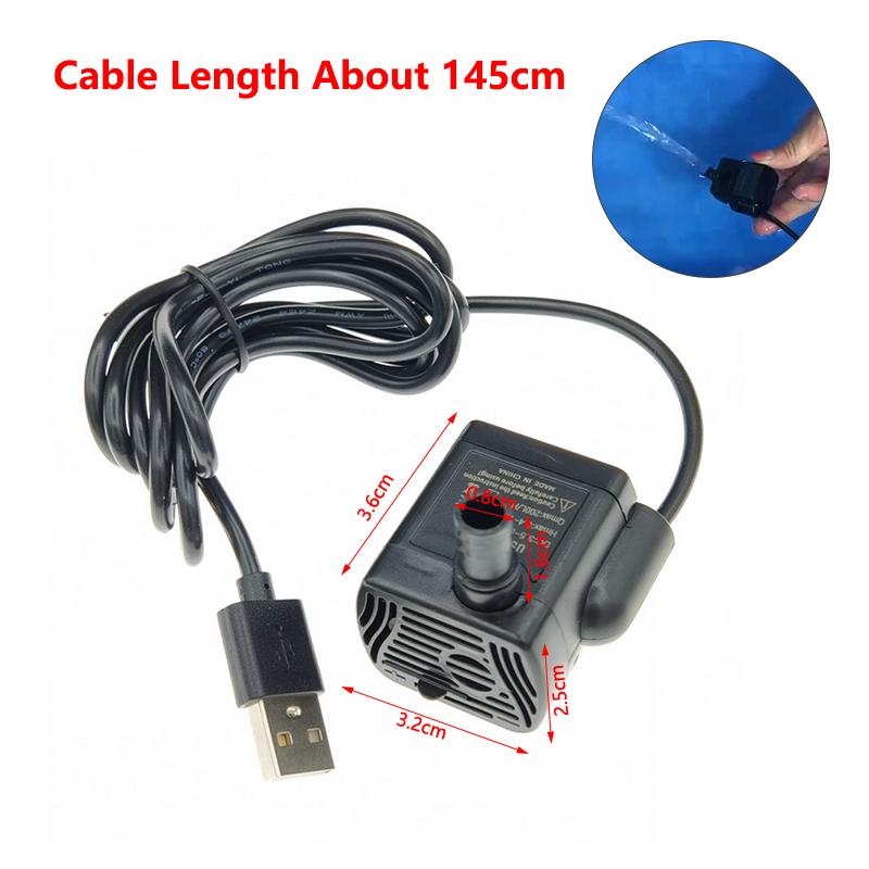 

Водяные насосы USB Diy Filter Малошумный бесщеточный насос для аквариума Аксессуары
