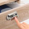 Push Lock Easy Install Keyless Drawer Lock Plastic & Metal Push Button Latches Simple Installation for Home Drawers