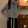 Autumn Winter Striped Turtleneck Knitted Sweaters for Women New Long Sleeve Top Women Sweater All-match Bottoming Shirt