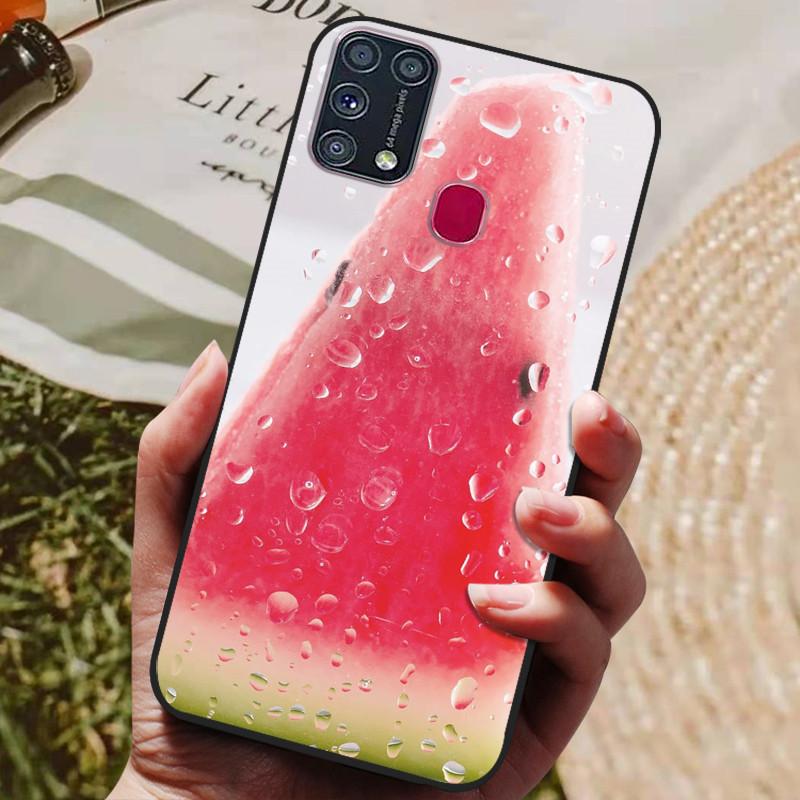 For Samsung M31 Case Phone Cover Silicone Soft TPU Back Cover for Samsung Galaxy M31 M 31 case SM-M315FZBVSER m315 Fundas Bumper