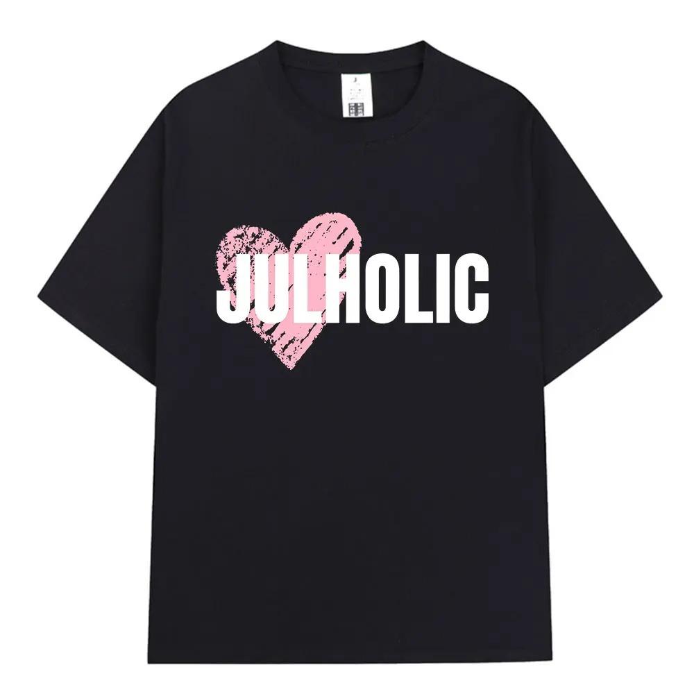 Black Oversized French Rapper Jul Stade de France 2026 Votez Jul Double-Sided Tour Women And Men T-shirts 4XL