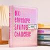 Cash Envelopes Money Saving Binder Password Lock Mini Budget Binder Savings Challenges Book  Kids
