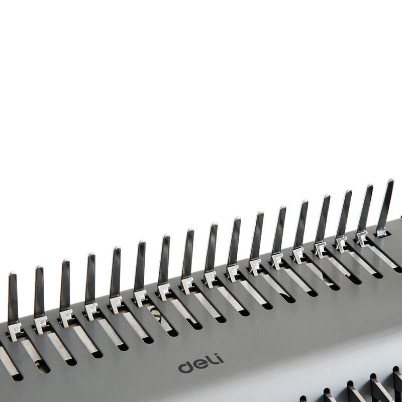 Deli 21-Hole Manual Comb Binding Machine CN plug (adapter included)