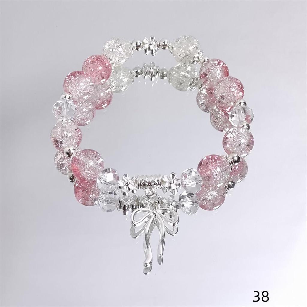 Mori Style Mermaid Crystal Bracelet - Sweet, Versatile Design for Women, Students, and Best Friends.