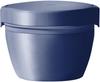 Asvel Lunch Cafe Bento Dishwasher Holds Cups of Antimicrobial HLB-CD620S Jar, Insulated, Bowl, Box, Navy, 620ml, Safe, 1.5 Rice, Antibacterial,
