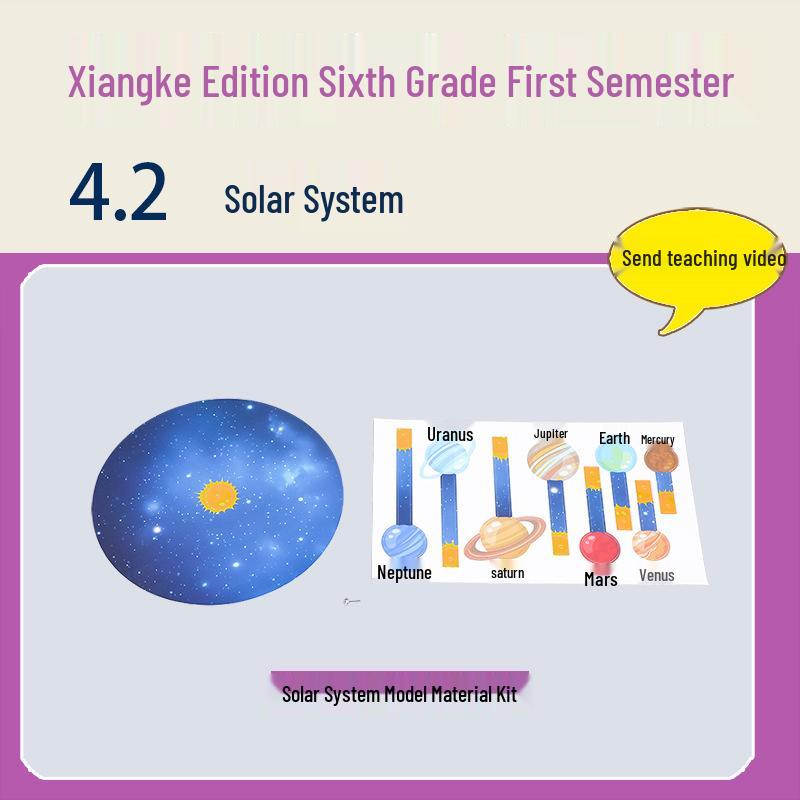 Xiangke Grade 6 Science Experiment Kit: Craft Materials & Solar System Learning Aids