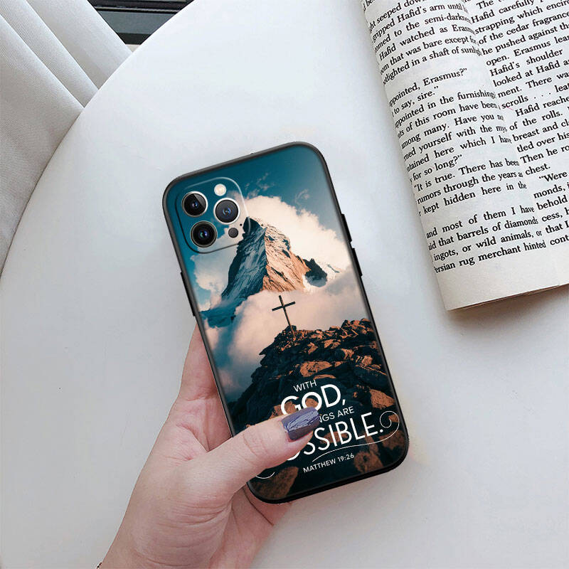 MH21 Bible verse Jesus Phone Shell Case for Redmi Note 8 9 10 11 11S 10C 10X 10A 10T 9A 9C 9T 9S 8T Pro Max Plus Prime