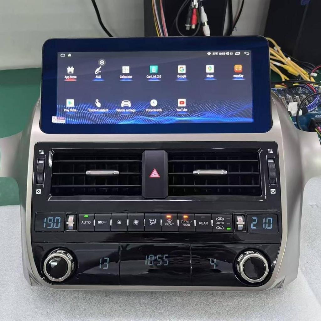 Lexus GX460/GX400 Retrofit: New Central Display with Navigation, CarPlay, and Reversing Camera.