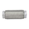 2.5x8in Exhaust Flex Pipe Stainless Steel Braid Flexible Joint Coupling Tube Universal for Car