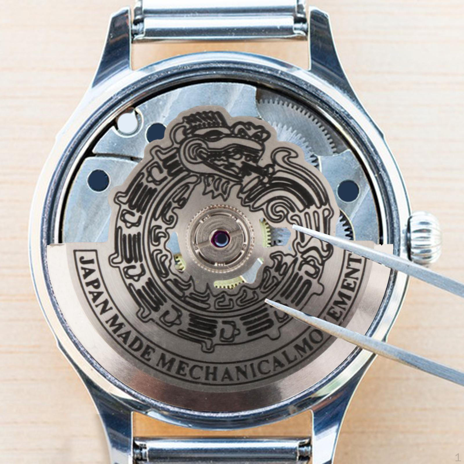 

Automatic Mechanical Movement, Hammer Rotor, Spare Part to Be Used, Watch Accessory for 7S26 7S36 серебряный