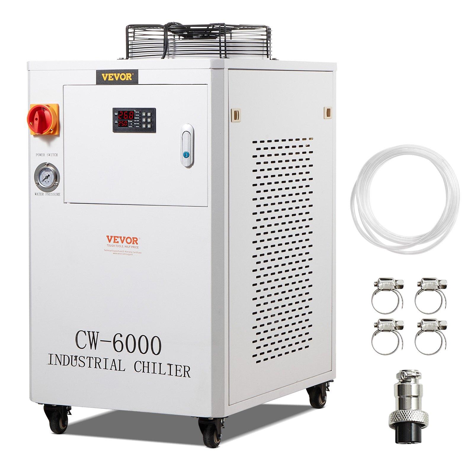 VEVOR Industrial Water Chiller, CW6000, 1500W
