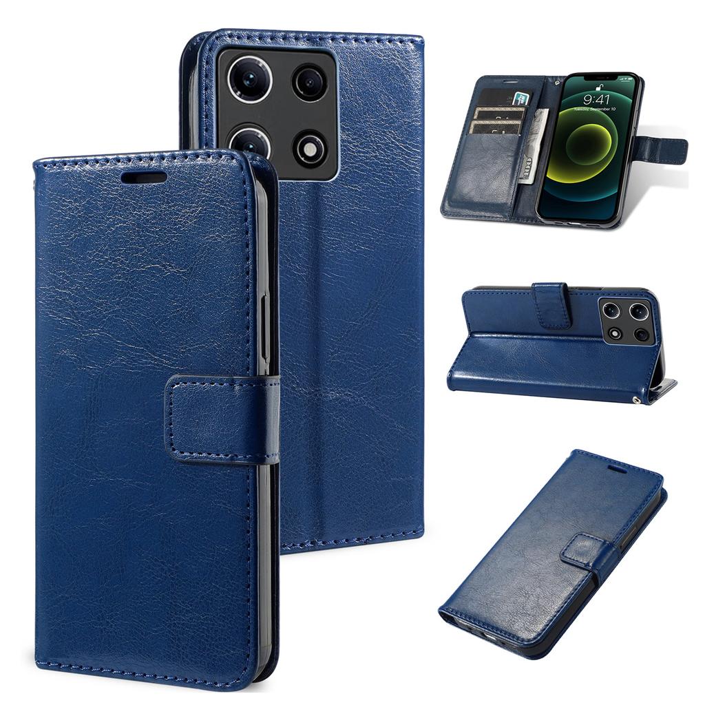 Brieftaschen-Flip-Leder-Handyhülle Für Infinix Note 30, Für Infinix Note 30 Pro 30i Hülle Leder Magnetischer Flip-Cover-Beutel