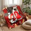 Bukayo Saka Theme Blanket Soft Flannel Blanket Plush Throw Blanket Cozy Sofa Bed Blanket for Home Decor