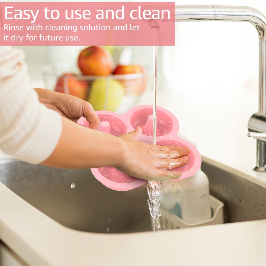 4 Donut Molds 4/6/8 Cavity Silicone Donut Plate Non Stick Baking Donut Plate Heat Resistant Bagel Muffin Multi Baking Tool