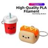 Lightweight Fidget Key Chain Smooth Surface Keychain Fidget  Leisure Time Use