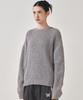 Nigaennikol Soft Boucle Ls Sweater_Gray