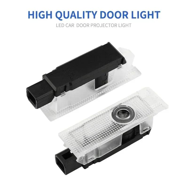 2pcs LED Car Door  Welcome Light Laser Projector Lamp For Alfa Romeo Giulietta Mito Giulia Stelvio Brera 147 156 Accessories