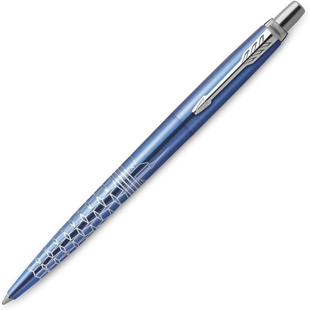 PARKER Parker Ballpoint Pen, Jotter Blue CT, Medium, Oil-based, Gift Box, Gift Present, Premium 2...