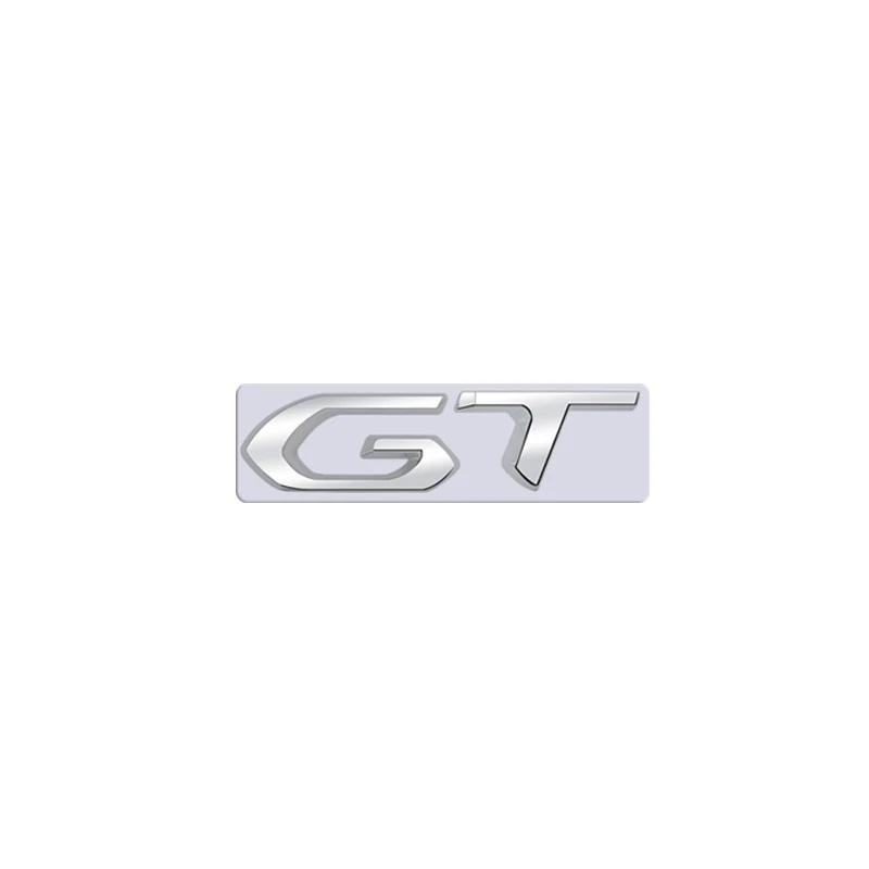 For Peugeot 308 GT Car 3D Metal Letters Logo Badge Decals Sticker Car Auto Rear Trunk Alphabet Emblem Styling Stickers