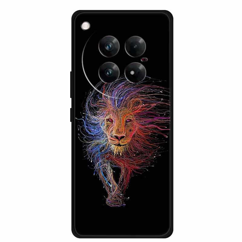 For Infinix Zero 40 5G Case Black Silicone TPU Painted Planet Cover Luxury Animal Case For Infinix Zero 40 4G Luxury FlowerFunda