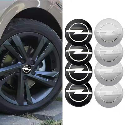 4ks 56mm 60mm Stredová krytka náboja kolesa auta Pre Astra Grandland Corsa Mokka Frontera Insignia Zafira Kryt disku Nálepka Príslušenstvo