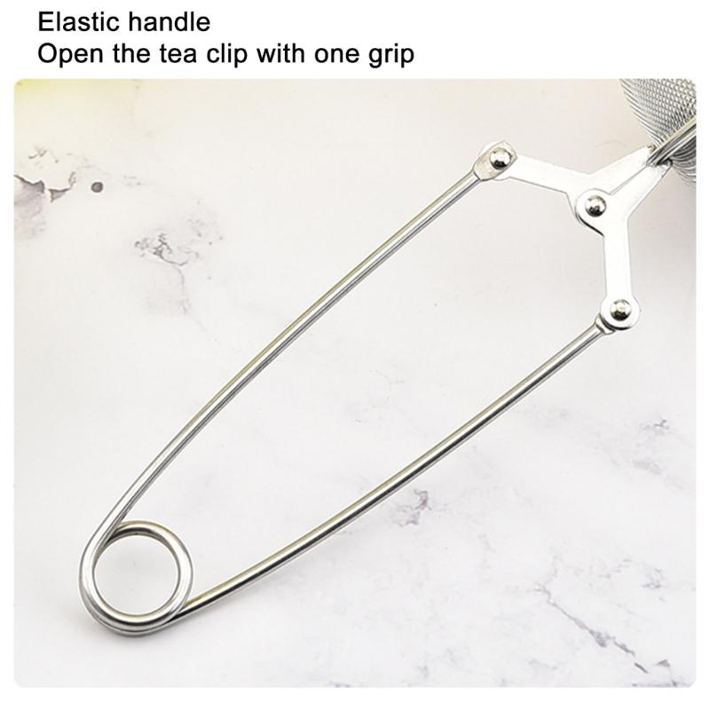 Stainless Steel Fine Mesh Teas Filter Rustproof Spoon Teas Strainer Kitchen Accessories Household Teas Brewing Gadget