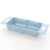 Adjustable Dish Drainer Sink Drain Basket Washing Vegetable Fruit Plastic Drying Rack Kitchen Accessories Storage Organizer Tool
