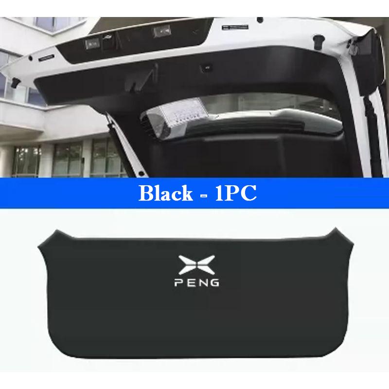 For Xpeng G6 Car Trunk Door Anti Kick Pad Leather Tailgate Anti-Scratch Protective Sticker Cargo Liner Interior Decor Accessorie Black - 1PC