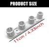 Universal Car Wash Nozzle Holder With Quick Insert Design For 4 Nozzles Storage In Garage Shop Plastic Nozzle Organizer