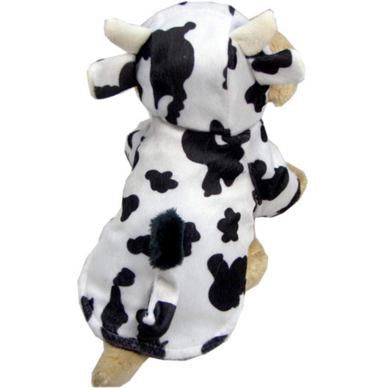 

Осенне-зимние костюмы для кошек и собак превращаются в костюмы коровы, костюмы щенков на Хэллоуин S белый