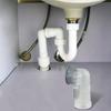 Kitchen Drain Valve Anti-odor Check Valve Plumbing Repairs Plumbing Solution Transparent Gray Bending Head Design PP Material
