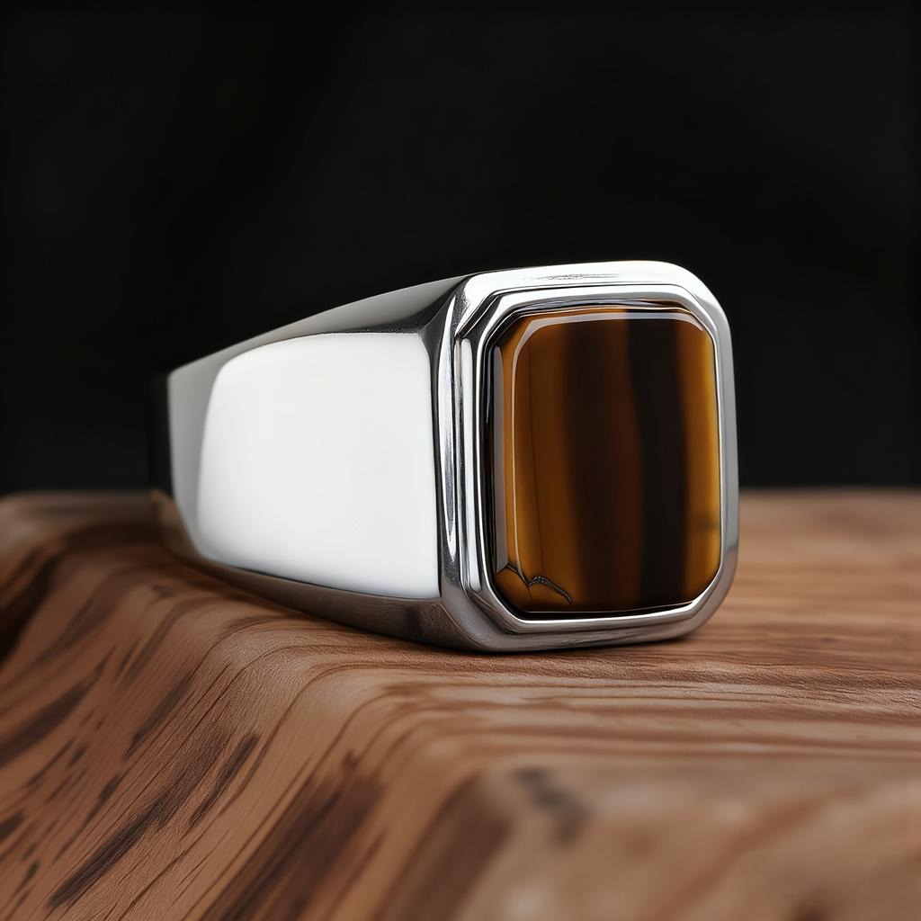 R3381 Men's High Quality 316LStainless Steel Multiple Gemstone Styles Onyx Rings