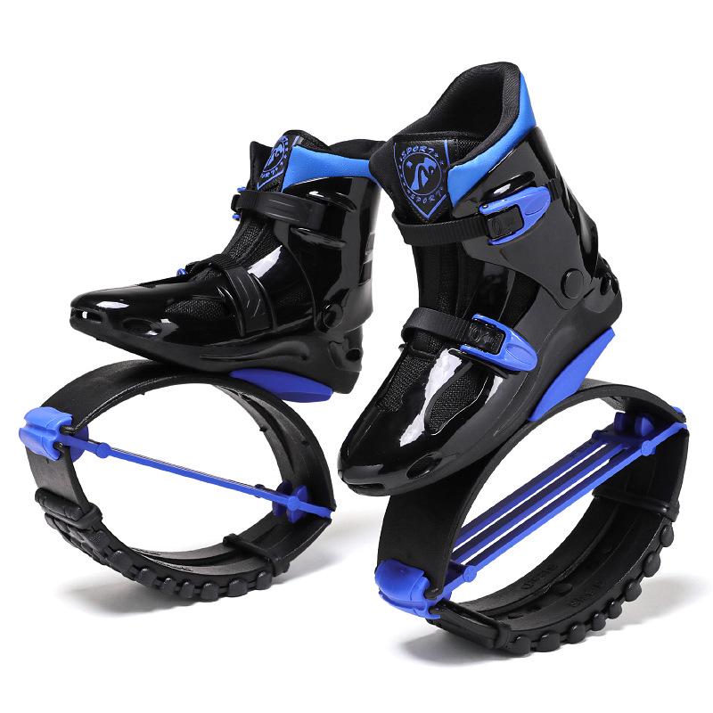 Kids' and Adults' Indoor Bouncing Shoes - Elastic Spring Boots for Fitness and Fun