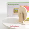 Hölzernes Buntes Rollendes Trommelspielzeug für Frühentwicklung, Sensorische Stimulation und Hand-Auge-Koordination, Interaktives Eltern-Kind-Spiel, Gemischte Farben