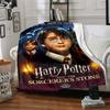 1pc Harry Potter, Sorcerer's Stone Flannel Blanket Soft Warm Throw for Home, Office, Travel, All-Season Cozy Bedding GiftL1041