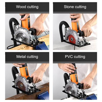 Hand Angle Grinder Stand Angle Grinder Retrofit Cutting Machine Slotting Base 45° Adjustable For Woodworking Table Tools