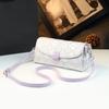 Splendid Pattern Embroidered Flower Baguette Bag Underarm Bag Exquisite Oblique Span Bag Chinese Style Light Luxury Women'S Bag Atmosphere